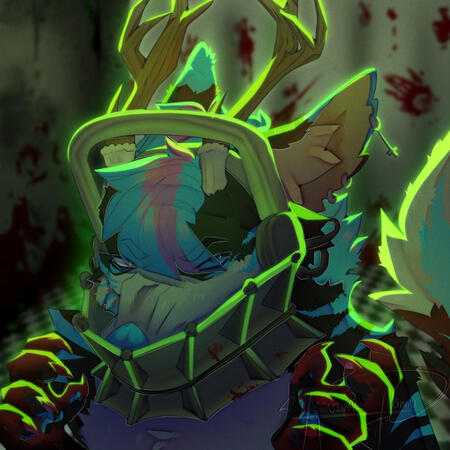 Commission : Fully rendered icon, fully rendered background